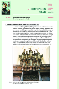  ; Akerkhof 2, orgel van de Der Aa-kerk (1.), 2001